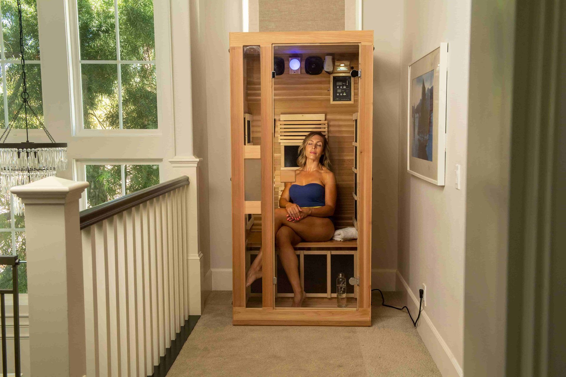 Sauna installation in Inner Sunset bedroom